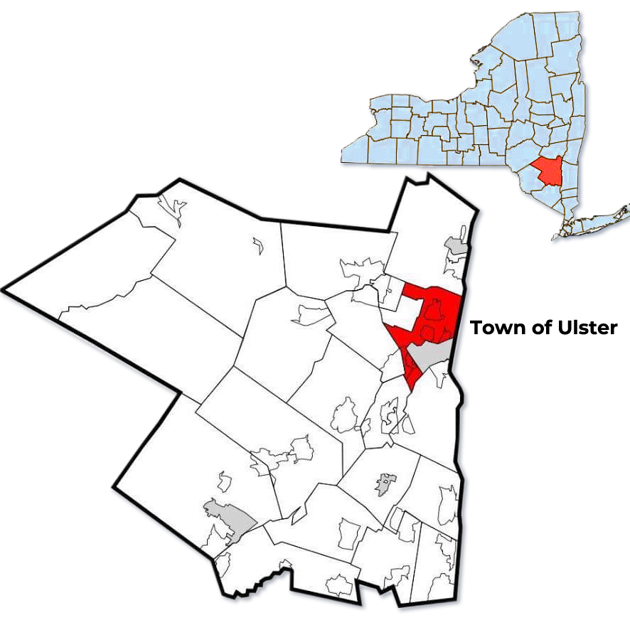 Map of the Town of Ulster